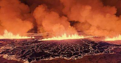 На юго-западе Исландии — извержение вулкана: людей эвакуировали, курорт закрыли (ФОТО) - dsnews.ua - Украина - Исландия - Рейкьявик