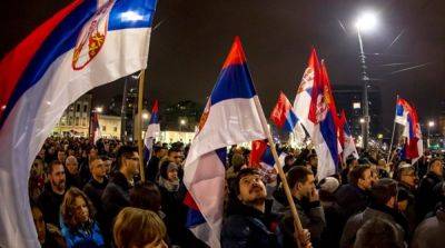 Александара Вучича - В Сербии начались протесты против результатов парламентских выборов - ru.slovoidilo.ua - Украина - Сербия - Белград - Протесты