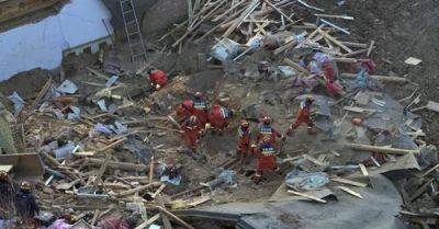 Землетрясение на северо-западе Китая унесло жизни по меньшей мере 127 человек - obzor.lt - Китай - США - Франция - Сиань