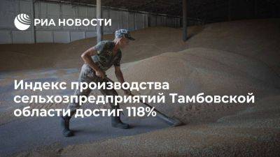 Индекс производства сельхозпредприятий Тамбовской области достиг 118% - smartmoney.one - Россия - ЦФО - Тамбовская обл.