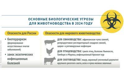 Какие болезни могут представлять опасность для мирового животноводства в 2024 году - produkt.by - Россия - Белоруссия - Турция - Ирак - Зимбабве - Юар - Иордания - Намибия - Ботсвана