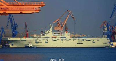 Си Цзиньпин - Возможная высадка на Тайвань: ВМФ Китая получили новый десантно-штурмовой корабль (фото) - focus.ua - Россия - Китай - США - Украина - Шанхай - Тайвань