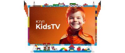 Смарт-телевизор KIVI для детской комнаты: экран 32 дюйма, закаленное стекло и ночник на задней панели - itc.ua - Украина