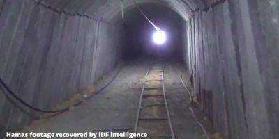 ЦАХАЛ показал большой тоннель в Газе, где военные нашли тела пятерых заложников — видео - nv.ua - Украина - Израиль - Палестина - Газа