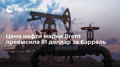 Цена нефти марки Brent впервые с 1 декабря превысила 81 доллар за баррель - smartmoney.one - Россия - Израиль - Йемен
