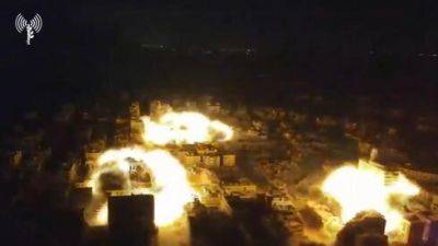 Видео гигантского взрыва: так ЦАХАЛ уничтожил сеть туннелей под больницей в Газе - vesty.co.il - Израиль - Газа
