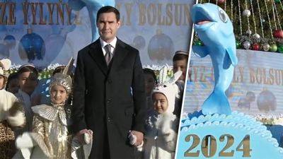 Сердар Бердымухамедов - С.Бердымухамедов посетил главную елку Ашхабада. 2024 объявлен в Туркменистане годом рыбы - hronikatm.com - Туркмения - Ашхабад