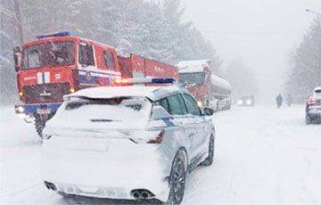 В Минской области из-за обильного снегопада ввели план «Погода» - charter97.org - Белоруссия