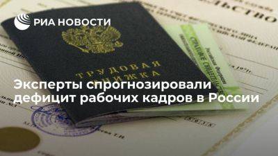 Эксперты: дефицит кадров в России к 2030 году составит 2-4 миллиона человек - smartmoney.one - Россия