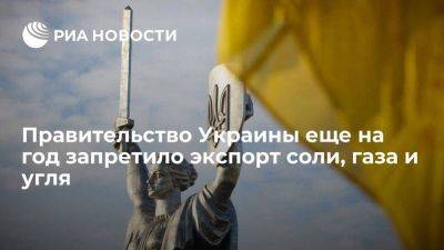 Тарас Мельничук - Кабмин Украины еще на год запретил экспорт соли, газа, угля и золота - smartmoney.one - Россия - Украина - Польша