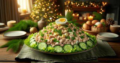 Вкусный праздничный салат с тунцом: быстрый рецепт за 15 минут - focus.ua - Украина