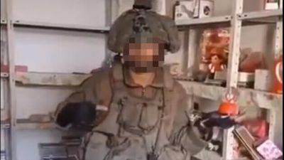 В нарушение этика ЦАХАЛа: солдаты разгромили магазин в Газе и сняли на видео - vesty.co.il - Израиль - Палестина