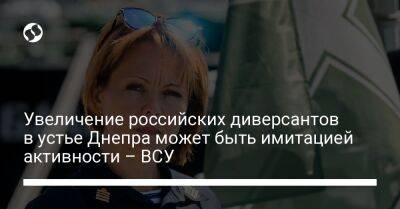 Наталья Гуменюк - Увеличение российских диверсантов в устье Днепра может быть имитацией активности – ВСУ - liga.net - Украина - Херсон