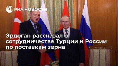 Владимир Путин - Тайип Эрдоган - Эрдоган заявил, что продолжает сотрудничество с Путиным по зерну для нуждающихся стран - smartmoney.one - Москва - Россия - Украина - Турция - Одесса