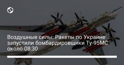 Юрий Игнат - Воздушные силы: Ракеты по Украине запустили бомбардировщики Ту-95МС около 08:30 - liga.net - Россия - Украина