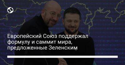 Владимир Зеленский - Европейский Союз поддержал формулу и саммит мира, предложенные Зеленским - liga.net - Россия - Украина