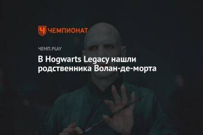 Гарри Поттер - В Hogwarts Legacy нашли родственника Волан-де-морта - championat.com