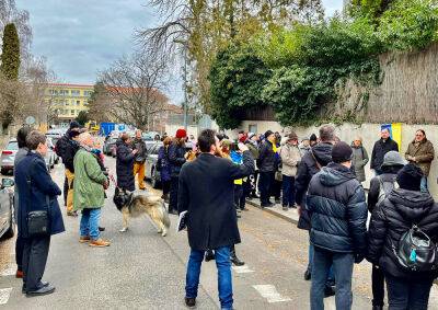 В Праге прошла акция «Молитва за Украину» - vinegret.cz - Россия - Украина - Чехия - Прага