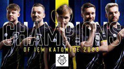 G2 Esports — чемпионы IEM Katowice 2023 - sportarena.com