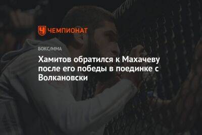 Ислам Махачев - Чарльз Оливейру - Хамитов обратился к Махачеву после его победы в поединке с Волкановски - championat.com - Россия - Казахстан - Австралия - Бразилия