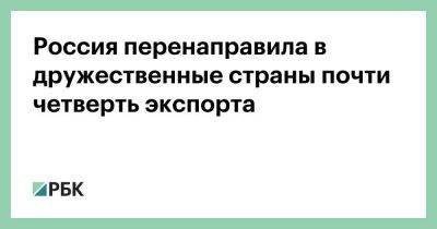 Руслан Давыдов - Россия перенаправила в дружественные страны почти четверть экспорта - smartmoney.one - Россия - Китай - США - Украина - Англия - Италия - Турция - Германия - Венгрия - Индия - Болгария - Голландия - Брюссель