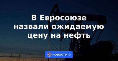 В Евросоюзе назвали ожидаемую цену на нефть - smartmoney.one - Россия