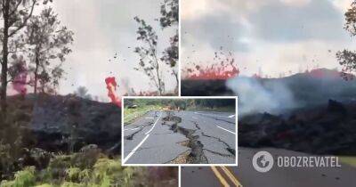 Землетрясение Гавайи 15 февраля – вулкан Килауэа выбросил потоки лавы после землетрясения на Гавайях – видео - obozrevatel.com - Сирия - Турция - Филиппины - штат Гавайи - Twitter