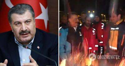 Землетрясение в Турции – во время интервью главы Минздрава Турции произошел взрыв – видео - obozrevatel.com - Турция