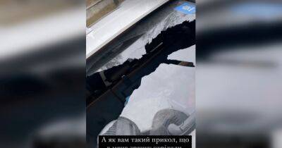 Анна Неплях - "Пока была за рулем": авто модели Анны Неплях попало под обстрел (фото) - focus.ua - Россия - Украина