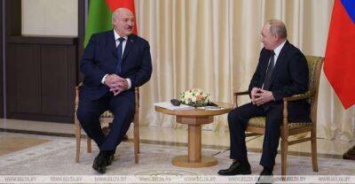 Vladimir Putin - Aleksandr Lukashenko - Lukashenko: “Peace-loving” states failed to squeeze Belarus, Russia dry for best minds - udf.by - Belarus - Russia