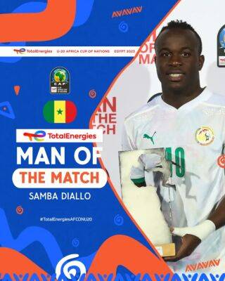 Диалло стал лучшим игроком стартового матча Сенегала на молодежном Кубке африканских наций - sportarena.com - Египет - Тунис - Нигерия - Сенегал - Мозамбик - Замбия