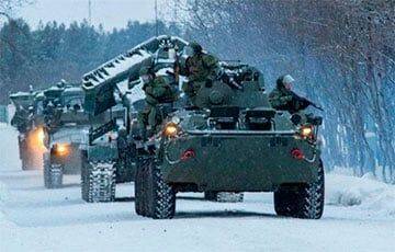 Четыре колонны с военной техникой выдвинулись из Минска в сторону границы с Литвой - charter97.org - Белоруссия - Литва - Минск