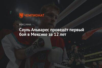 Альварес Сауль - Джон Райдер - Сауль Альварес проведёт первый бой в Мексике за 12 лет - championat.com - Англия - Мексика