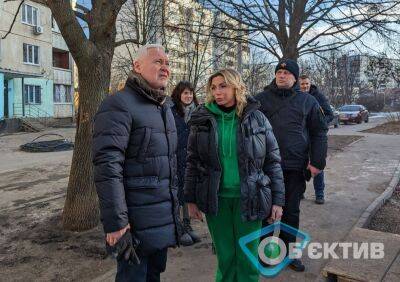 Игорь Терехов - Подъезда не существовало: Терехов показал, как отстроили разбитые дома (сюжет) - objectiv.tv - Харьков