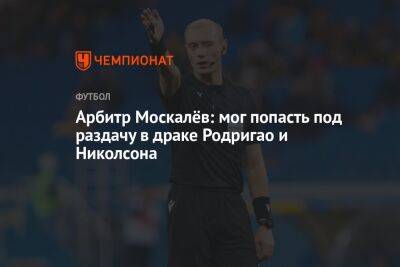 Владимир Москалев - Арбитр Москалёв: мог попасть под раздачу в драке Родригао и Николсона - championat.com - Россия