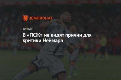 Андрей Канчельскис - В «ПСЖ» не видят причин для критики Неймара - championat.com