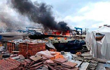 В Новой Каховке взорвали яхт-клуб оккупантов с кораблями и военными РФ - charter97.org - Россия - Белоруссия