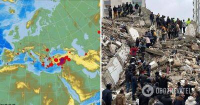 Землетрясение 6 февраля - толчки зафиксировано на Тайване, Аляске, в Турции и Аргентине - карта - obozrevatel.com - Сирия - Турция - Мексика - Анкара - шт.Аляска - Аргентина - Тайвань - Чили - Фиджи