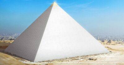 Белые и блестящие: как выглядели Великие Пирамиды в Гизе сразу после строительства - focus.ua - Украина - Египет - Шотландия - Чехия - Прага