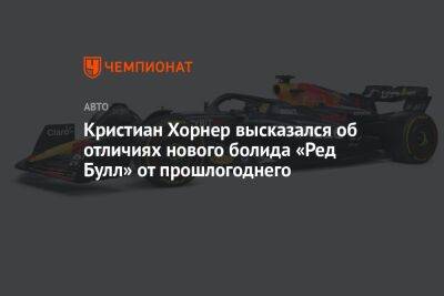 Максим Ферстаппен - Кристиан Хорнер - Кристиан Хорнер высказался об отличиях нового болида «Ред Булл» от прошлогоднего - championat.com
