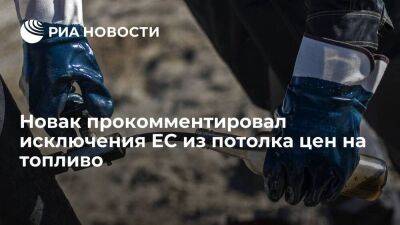 Александр Новак - Новак: исключения ЕС из потолка цен на топливо говорят о важности российских ресурсов - smartmoney.one - Россия - Европа