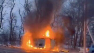 На Ставрополье после ДТП сгорел автомобиль, за медпомощью обратились трое - usedcars.ru - Ставрополье