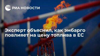 Сафонова: поставки топлива будут обходиться ЕС дороже после запрета импорта из России - smartmoney.one - Россия - Индия - Европа