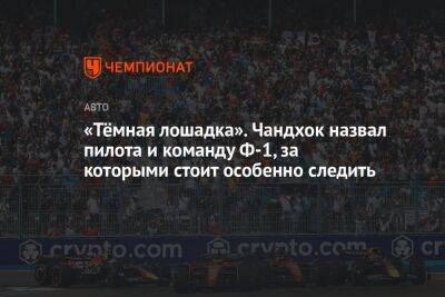 Фернандо Алонсо - «Тёмная лошадка». Чандхок назвал пилота и команду Ф-1, за которыми стоит особенно следить - championat.com