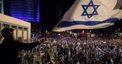Беньямин Нетаньяху - Яир Лапид - Крупнейшие протесты в истории Израиля: полмиллиона человек вышли на улицы против судебной реформы - dsnews.ua - Украина - Израиль - Иран - Тель-Авив - Саудовская Аравия