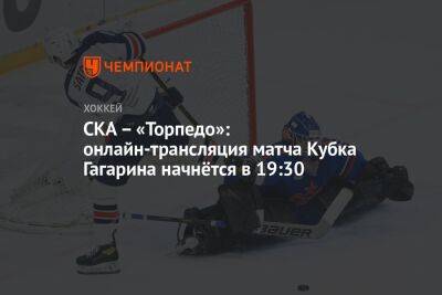 СКА – «Торпедо»: онлайн-трансляция матча Кубка Гагарина начнётся в 19:30 - championat.com - Санкт-Петербург - Нижегородская обл. - Нижний Новгород