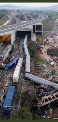 Железнодорожная катастрофа в Греции - obzor.lt - Греция