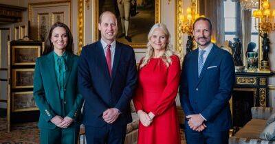 принц Уильям - Кейт Миддлтон - Андерс Брейвик - Кейт Миддлтон в идеальном зеленом костюме встретилась с принцем и принцессой Норвегии - focus.ua - Норвегия - Украина