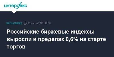 Владимир Путин - Си Цзиньпин - Российские биржевые индексы выросли в пределах 0,6% на старте торгов - smartmoney.one - Москва - Россия - Китай - США