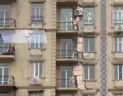 Видео ташкентской многоэтажки, у которой якобы появились трещины после землетрясения, оказалось фейком - podrobno.uz - Узбекистан - Ташкент - район Яшнабадский